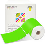 3 X 5 Inch Rectangle Sticker Moving Labels for Boxes, 300PCS Waterproof Removable Labels Stickers to Write on for Bar-Codes, Address, Small Business Labeling, Inventory, Light Green