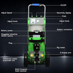 Electric Stair Climbing Dolly, 1250W Electric Hand Truck with Telescopic Handle, 3 Mode Folding Stair Climber 900lbs Max Load Capacity for Effortless Moving of Furniture & Equipment (Green)
