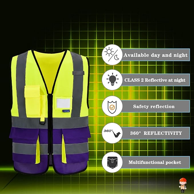 A-SAFETY high vis vest