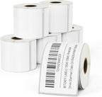 BETCKEY - Removable Film Label Replacement for DYMO 30256 (2-5/16" x 4"), Durable Waterproof Shipping Label - Compatible with Rollo, DYMO 450, 4XL & Zebra Printers[6 Rolls/1800 Labels]