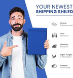 Royal Blue Poly Bubble Mailers 8.5x14.5 inch #3 | Self Seal Padded Envelopes | Cushioned Bubble Mailer | Usable Size 8.5x13.5 | WaterProof | Lightweight mailing Shipping Bags | 100 Pack Bulk