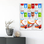 Weysat Acrylic Brochure Holder Wall Mount, Clear Plastic Pamphlet Holder Magazine Display Trifold Flyer Rack Hanging Literature Storage Organizer(3 Magazine Pockets, 12 Pamphlet Pockets)