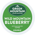 Green Mountain Coffee Roasters Wild Mountain Blueberry Keurig Single-Serve K-Cup pods, Light Roast Coffee, 72 Count