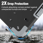Sooez Toughest Clipboard with Storage, Internal Pen Pouch Included, Letter/ A4 Size, Shockproof Heavy Duty Plastic Clip Boards 8.5x11”, High Capacity Clipboards Box Case for Contractor Trucker Driver