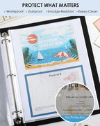 KTRIO 230 Pack Sheet Protectors 8.5 x 11 inch, Clear Page Protector for 3 Ring Binder, Plastic Sleeves for Binders, Top Loading Paper Sheets Document Sleeve Letter Size, Office & Home