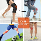 Extended Knees Ice Pack for Injuries Freeze Compression Sleeve Reusable Soft Gel Ice Wrap for Leg Swelling, Knee Replacement Surgery, Cold Compress Therapy for Arthritis, Meniscus Tear and ACL