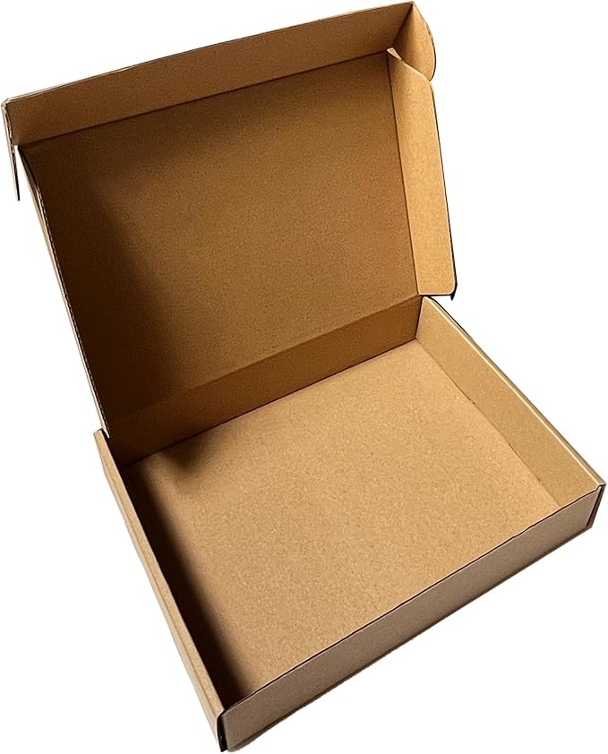 Shipping Boxes Corrugated Cardboard Mailer Boxes Literature Mailer for Packaging Small Business Craft Gifts Giving Products (Brown, 9x6x2)