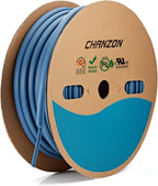 Chanzon 3:1 Ratio - 80ft Roll - Heat Shrink Tubing 3/8" (9.5mm) - Marine Grade Waterproof Adhesive Lined - (25M Total Length) Blue Polyolefin Sleeving Wrap Shrinking 3 to 1 Ratio 1pcs