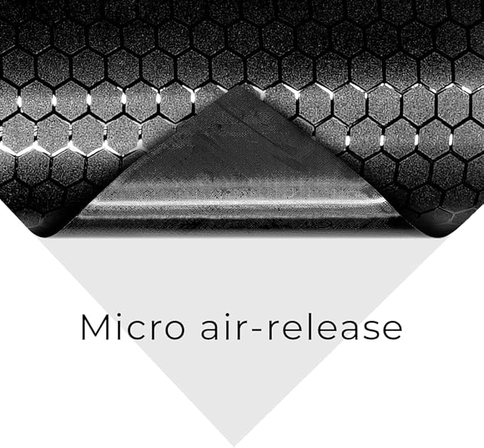 VViViD+ Honeycomb Matte Black Medium Pattern Car Wrap Vinyl (100ft x 5ft)