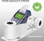 2 1/4" x 85' Thermal Paper (50 Rolls/Case) - BPA Free