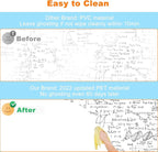 Nortix Dry Erase Wallpaper, Whiteboard Paper for Wall, White Board Sticker Roll for Wall, Dry Erase Contact Paper Stain-Proof Wall Decal, Perfect Replacement for White Board (4x8ft)