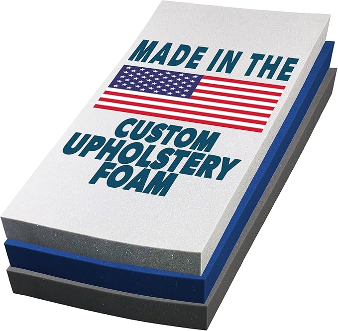 Foamma Custom Cut-to-Size Foam - High Density Outdoor Couch Cushion Replacement for Patio Furniture Upholstery Padding Sofa Cover Not Included