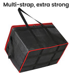 Bodaon 10-Pack Insulated Food Delivery Bag, XXXL Catering/Pizza Cooler Bags, Rideshare Delivery Bag, Thermal Cold/Hot Styrofoam Carrier for Car/Travel/Shopping/Doordash, Warmer/Frozen