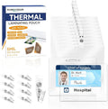 500 Pack 5mil 2.25“x3.75" Thermal Laminating Pouches Badge Laminate Pouches Clear Laminated Luggage Tags Printable Laminator Pouches for Business Permits Cards (100, 3"x4"-5mil)
