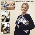 File Clipboard Storage with Pen Holder High Capacity Plastic Nursing Clipboards File Folder Storage Box Clipboard with Heavy Duty Clips for Teacher,Doctor,Offices-Cute Cat