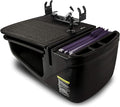 AutoExec AE-GMCD-PM-PS-BT GripMaster Car Desk for Your Vehicle Workstation and Mobile Office, Black with Phone Mount and Printer Stand