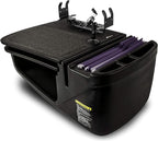 AutoExec AE-GMCD-PM-PS-BT GripMaster Car Desk for Your Vehicle Workstation and Mobile Office, Black with Phone Mount and Printer Stand