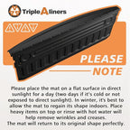 TripleAliners for Ram 1500 2009-2018 & Ram 2500/3500 2009-2026&Ram1500 Classic 2019-2024 Standard Tailgate Mat with Tailgate Cap Top Protector Full-Coverage Truck Bed Cover Liner Replacement