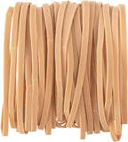 Rubber Bands Size 33, Bulk Pack of 10lb (6,000) Tan Rubber Bands, 3.5"x1/8", Made In USA