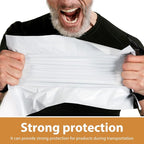 Metronic Poly Mailers 19x24 Inch 100 Pcs | Large Shipping Bags for Clothing, Small Business | Strong Thick Mailing Bags with Self Adhesive | Waterproof and Tear-Proof Large Package Bags in White