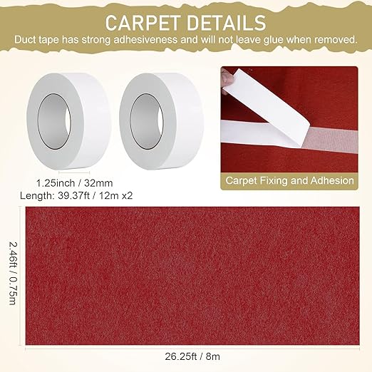 kaiyomi 6Pcs Stanchions Posts Velvet Ropes with Red Carpet and Sign Frame, Water or Sand-Fillable Base, Suitable for 8.5" x 11" A4 Paper Size Sign Frame for Red Carpet Party Decoration (Golden)