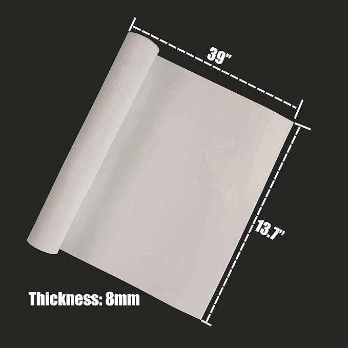 OISAKLD EVA Foam 2mm-10mm 13.7"×39" Craft Foam Sheet 74 kg/m³ Cosplay Foam for Craft Model Cosplay 6mm