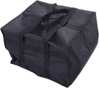 Asixxsix Insulated Pizza Delivery Bag, 20 x 20 x 14 inch Reusable Thermal Cooler Bag Keeps Food Warm, with Smooth Zip for Easy Access, for Catering Grocery Shopping