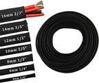 30ft PET Expandable Sleeving Wire Cable Sleeve (2/5", Black)