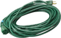 Woods Yard Master Extension Cord - Flexible Power for Patio & Landscape Use - Light Duty - SJTW Extension - 16 Gauge - 3 Prong - Green - 80 Foot