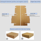 6x6x1.5 inch Small Shipping Boxes 50 Pack, Brown Corrugated Cardboard Mailer Boxes Bulk for Packaging Business Mailing Gift，Mini Mailer Boxes for Packaging Supplies Business Present