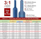 Chanzon 3:1 Ratio - 80ft Roll - Heat Shrink Tubing 1/2" (12.7mm) - Marine Grade Waterproof Adhesive Lined - (25M Total Length) Blue Polyolefin Sleeving Wrap Shrinking 3 to 1 Ratio 1pcs