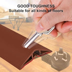 10Ft Floor Cord Cover Brown Silicone Cable Protector Easy to Install Wire Organizer and Hider for Home, Office, Garage (Brown-3m)
