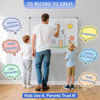 Grtard 24" x 18" Magnetic Dry Erase Whiteboard for Wall, Hanging Magnetic White Board with Marker & Magnets, Smooth Writing Dry Erase Board for Office & Home, Christmas Practical Gift Idea