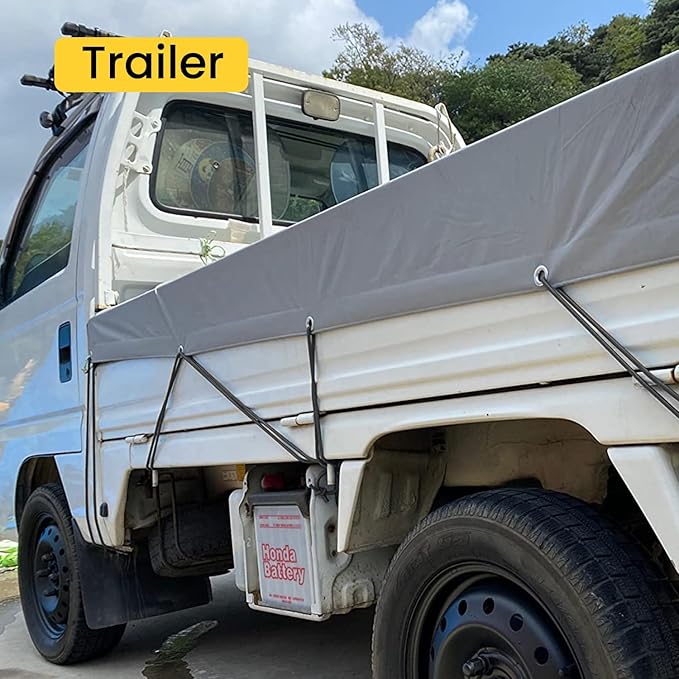 Bungee Cord Elastic Shock Cord 5/16" x 25' Bungee Rope for DIY, Tie Downs, Kayak and Outdoor - White&Black