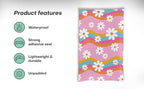 6x9 Poly Mailers – Groovy Daisy – Waterproof, Tear-Resistant Shipping Bags with Adhesive Seal – 100 Pack – Package Mint