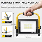 10000 Lumen LED Work Light: Portable Work Light with 6FT Cord - IP66 Waterproof Flood for Indoor/Outdoor Job Site Workshop Construction Garage Lighting, Tool Gifts for Men, Dad, Him