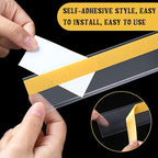 Fainne 50 Pcs 1.25 Inch Shelf Label Strip Holders Plastic Wire Shelf Price Tag Holder Self Adhesive Clear PVC Front and Back Labels Strip for Gondola Price Tag Wood Metal Rack, 48 Inches Long
