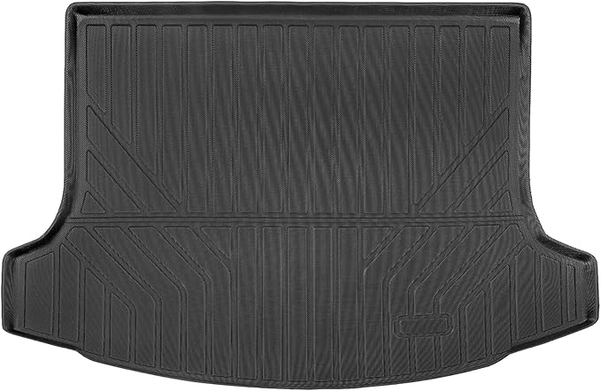 Auxko All Weather Cargo Mat Fit for Lincoln Nautilus 2024 2025 2026 TPE Liner Trunk Mat Nautilus Liner Accessories All Season Odorless Anti-Slip Black