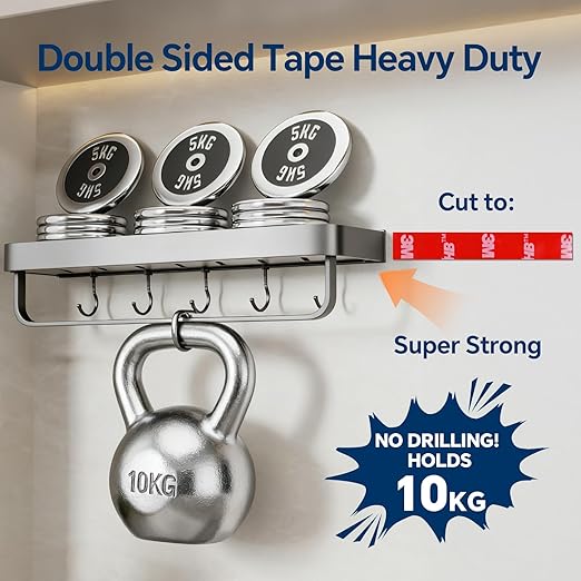 3M VHB Double Sided Tape 50Pcs, 2.44 x 1.77 Inch Heavy Duty Waterproof Mounting Tape for Walls, Car, Home, Outdoor and Office (50)