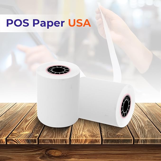 2 1/4" x 85' Thermal Paper (50 Rolls/Case) - BPA Free