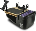 AutoExec AE-GMCD-PM-PS-TAB-11M GripMaster Car Desk for Your Vehicle Workstation and Mobile Office, Natural with Phone Mount, Printer Stand and Tablet Mount