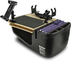 AutoExec AE-GMCD-PM-PS-TAB-11M GripMaster Car Desk for Your Vehicle Workstation and Mobile Office, Natural with Phone Mount, Printer Stand and Tablet Mount
