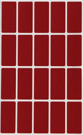 Small Rectangular Label Stickers 1.57 inch x 0.75 inch - 2160 Pack, Red Velvet Color-Coding Labels (40mm x 19mm)