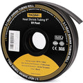 TKDMR 59 Ft 1" Heat Shrink Tubing - 3:1 Ratio Marine Grade Heat Shrink,Wire Cable Adhesive Lined Tube Insulation Seal Against Moisture Corrosion and Air Leakage.Black