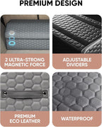 Owleys Car Tote Bundle - Trunk Organizer Set - Gray Interior Accessories (Gray 21.6" + 17.7")