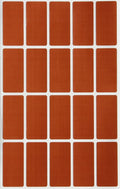 Royal Green Rectangular Brown Color Coding Stickers 1.57 inch x 0.75 inch (40mm x 19mm) - 1000 Pack