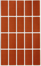 Royal Green Rectangular Brown Color Coding Stickers 1.57 inch x 0.75 inch (40mm x 19mm) - 1000 Pack