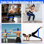 Deekin Resistance Bands Resistance Loop Exercise Bands Exercise Equipment Elastic Ring for Women and Men Home Fitness, Gym, Yoga