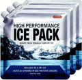 Reusable Ice Packs for Coolers Long Lasting Gel Freezer Packs for Cooler Bag Backpacks, Lunch Box, Cooler Bag, Keeps Food Cold Fresh (Set of 3)