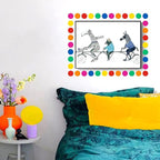 SHYGO® 1“ Brown Circle Dot Stickers Color Coding Labels, 1000PCS 2 Rolls
